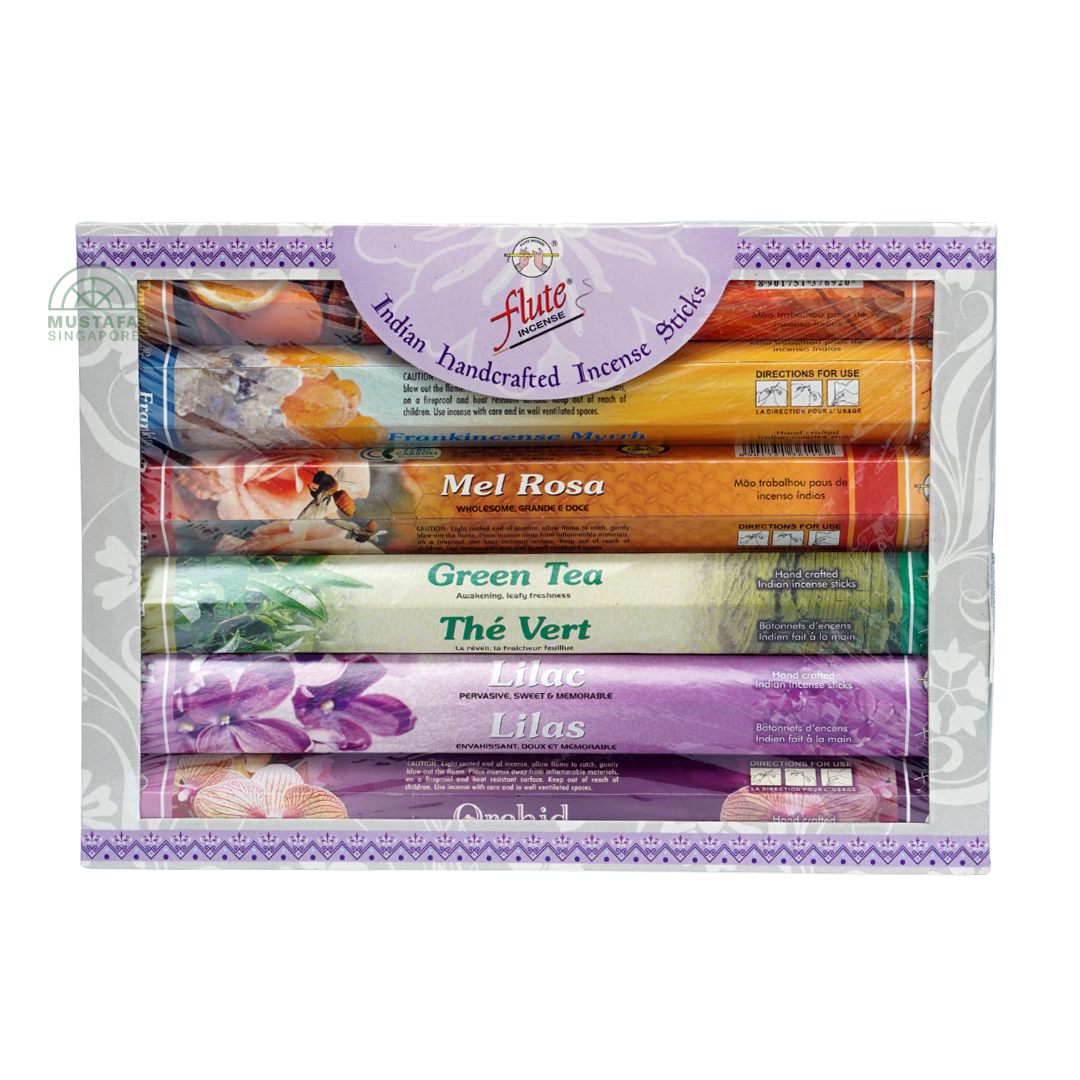 Flute Assorted Window Box Incense Sticks (Agarbathi)