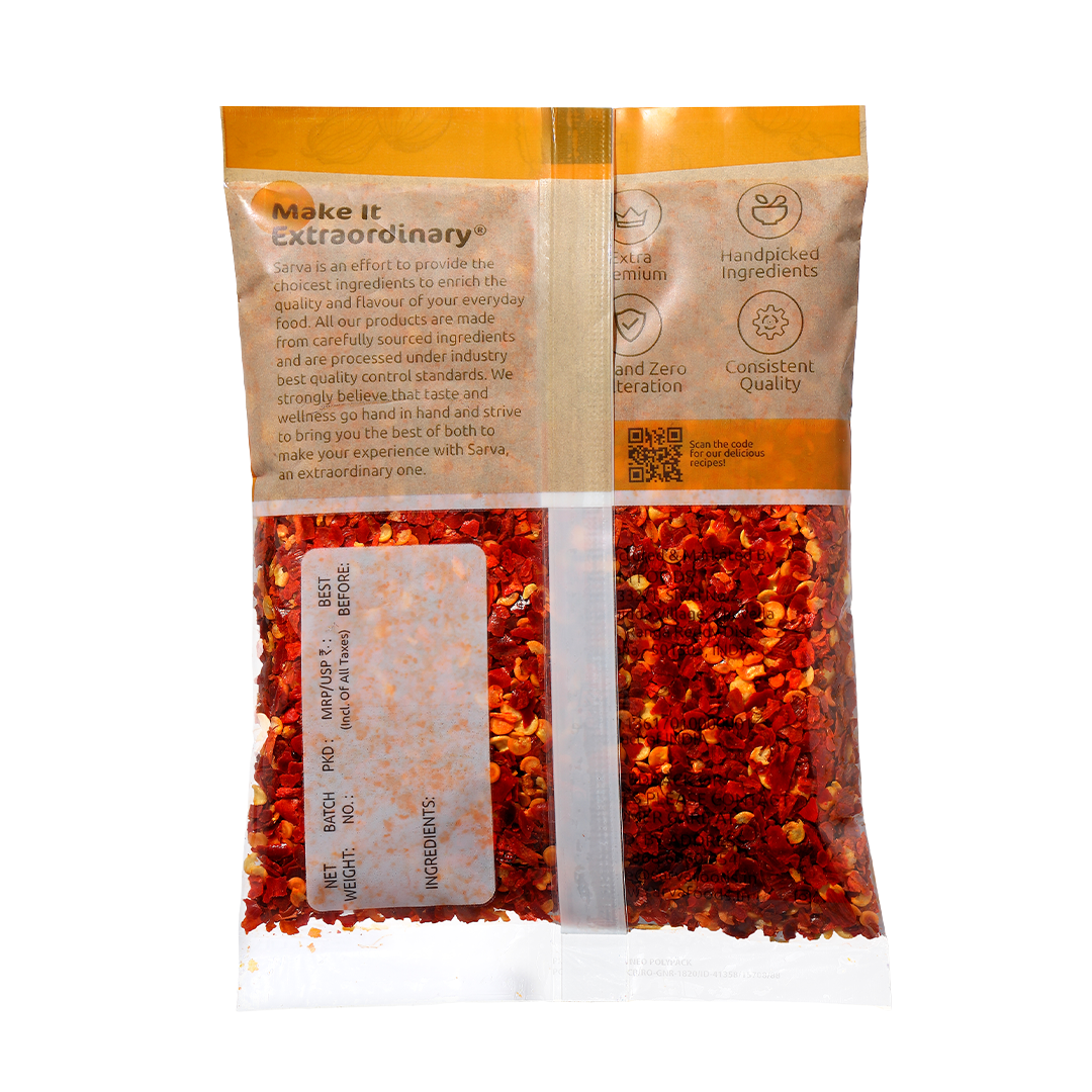 Sarva Red Chilli Flakes 250g