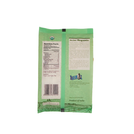 Uncle Cook's Organic Split Pigeon Pea (Toor Dal) 1000g Uncle Cook's Organic Split Pigeon Pea (Toor Dal) 1000g