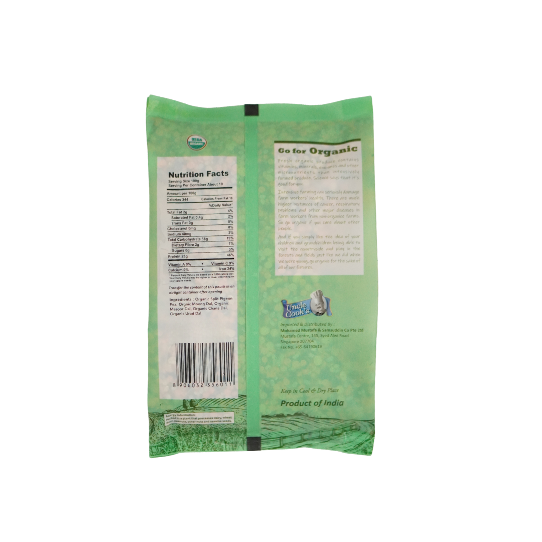 Uncle Cook's Organic Mix Dal 1000g