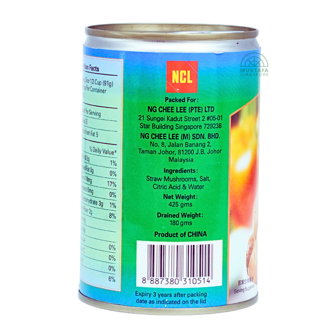 GreenLand Straw Mushroom Unpeeled Whole 425g