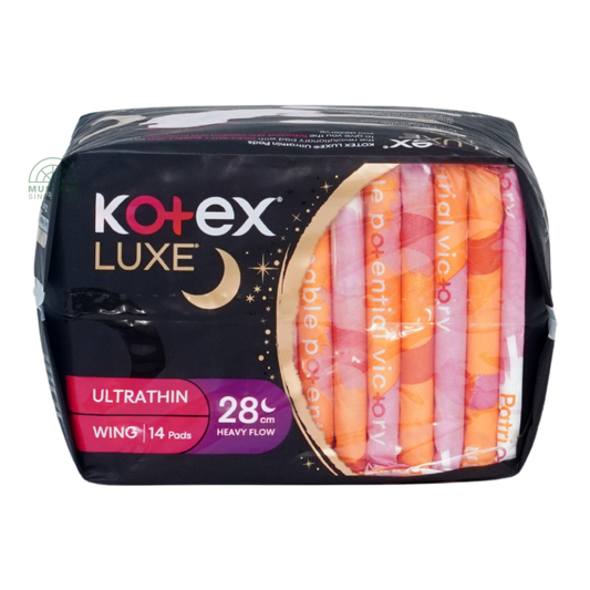 Kotex Luxe Ultrathin Overnight Wing 28cm 14s