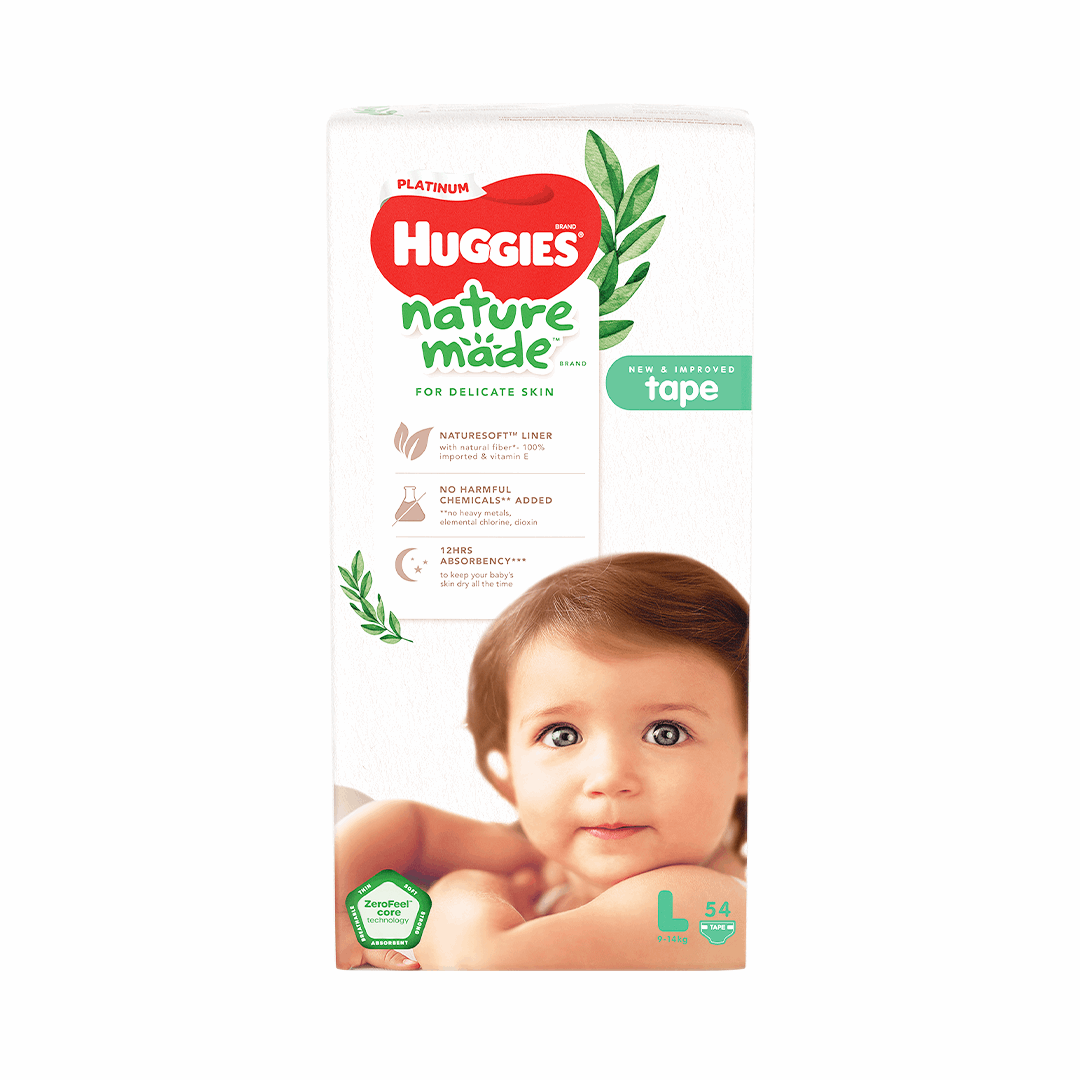 Huggies Platinum Naturemade L 54s