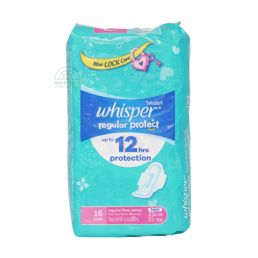 Whisper Regular Flow Wings Protect 23cm 16s