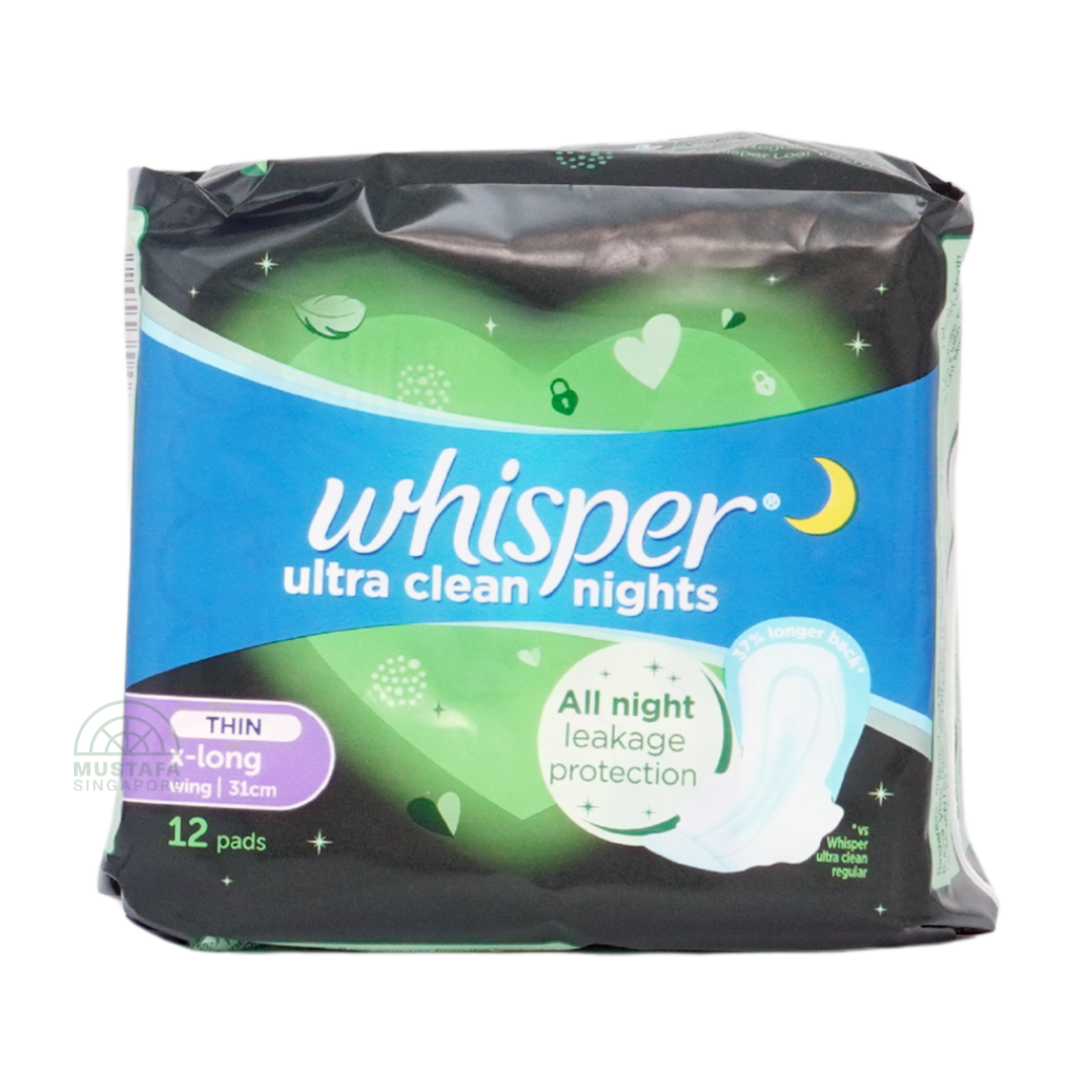 Whisper Ultra Clean 31cm 12pcs