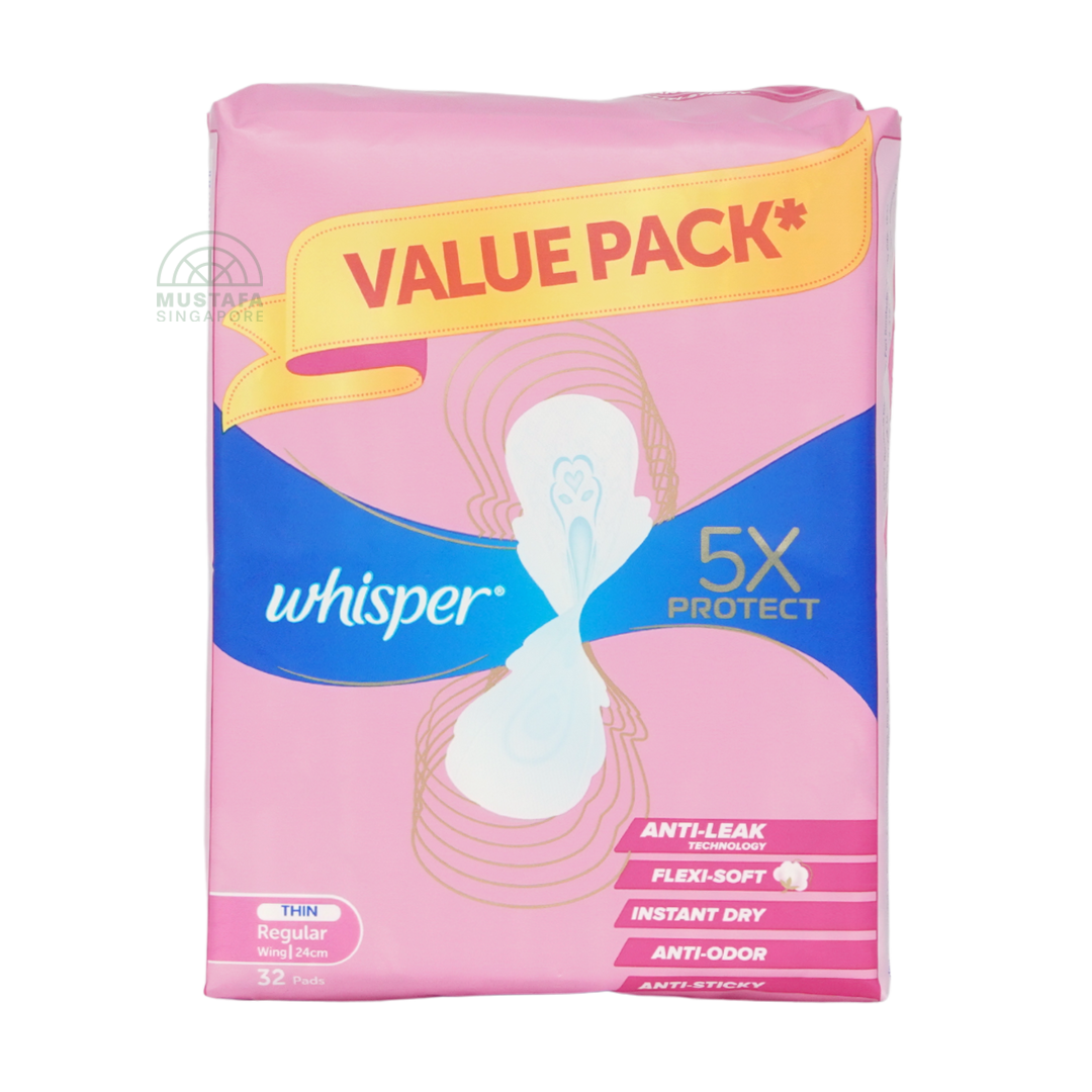 Whisper 5x Protect 24cm 32pcs