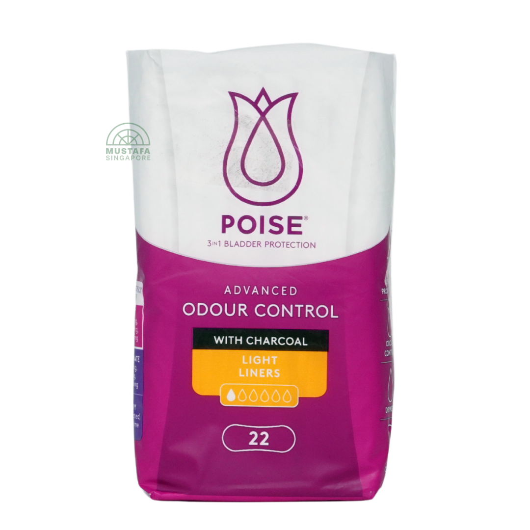 Poise Liner Charcoal Light 22s