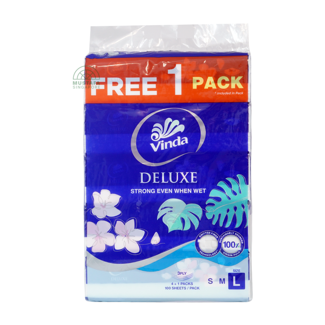 Vinda 3PLY Delux Tissue Paper 4x100s