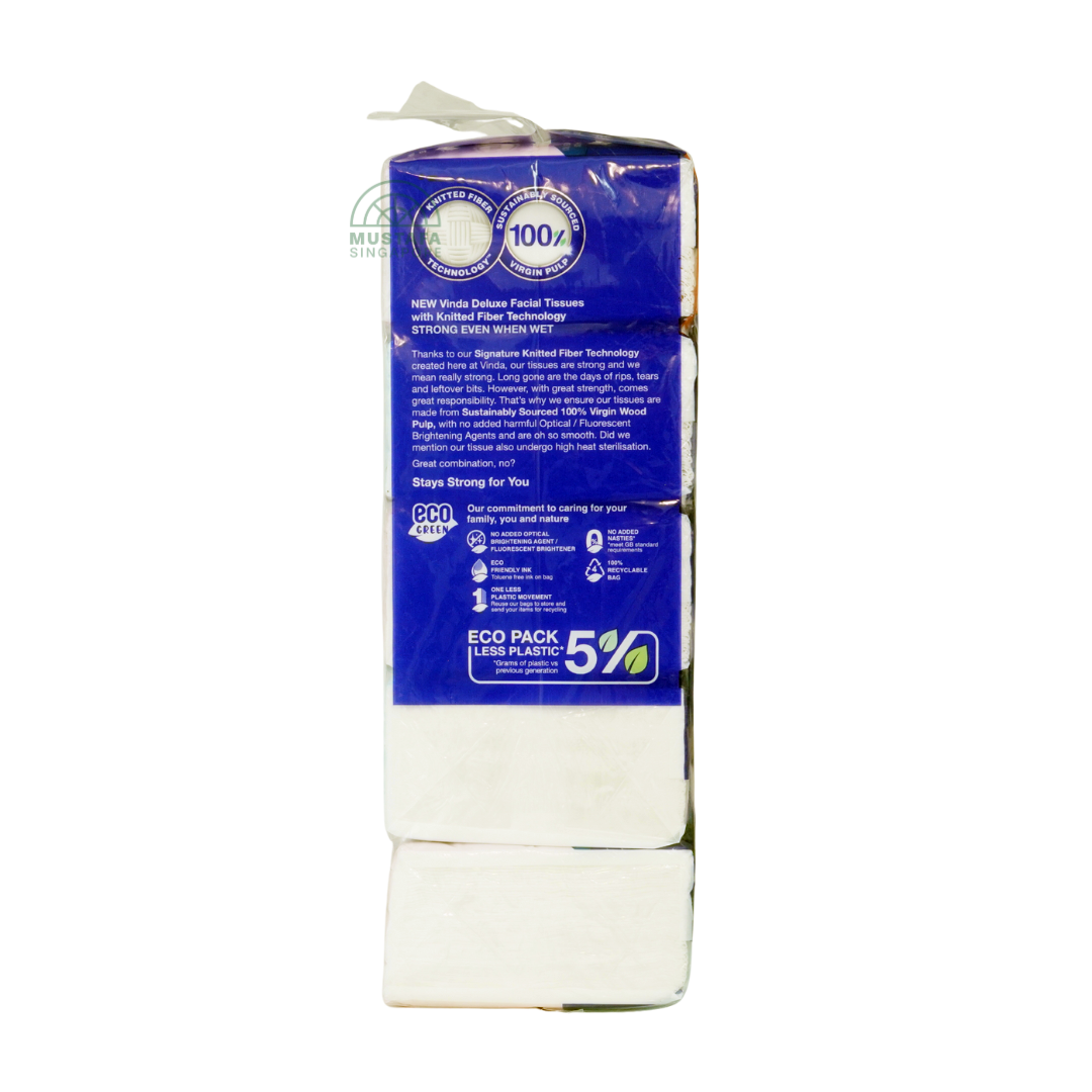 Vinda 3PLY Delux Tissue Paper 4x100s