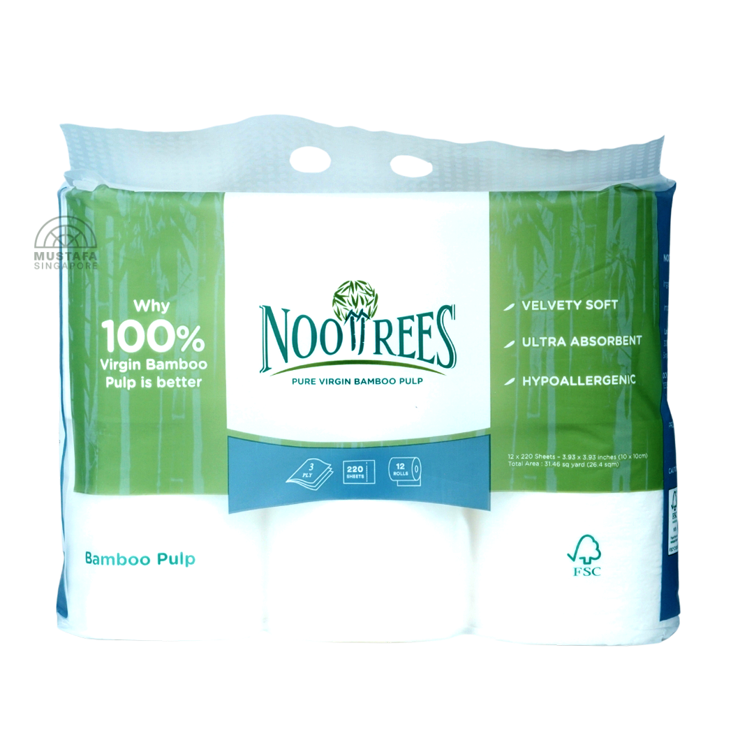 Nootrees Virgin Bamboo Toilet Roll 3PLY 10s