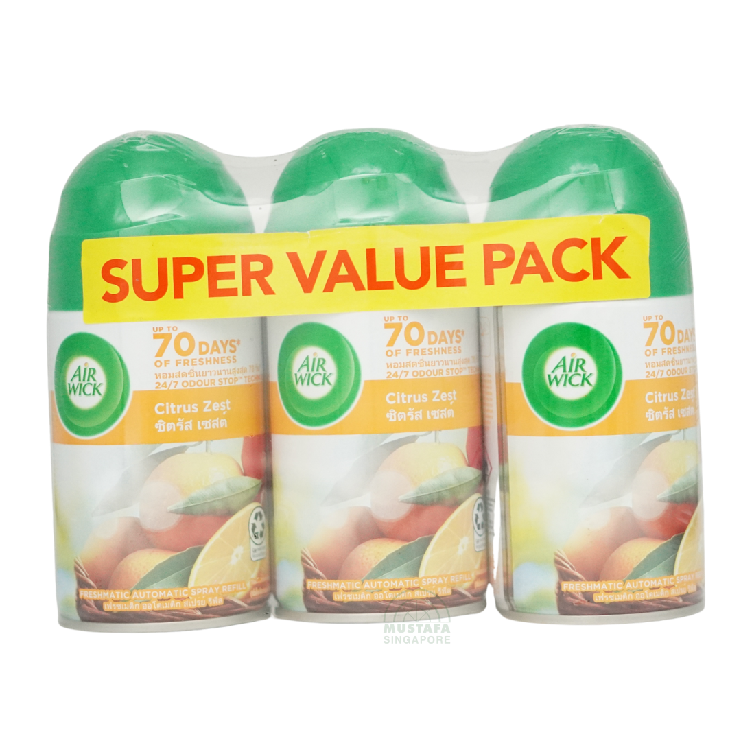 Airwick Freshmatic Refill 2+1 Citrus 3 x 250ml