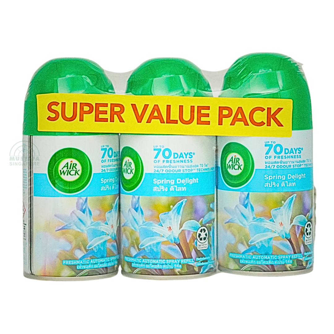 Airwick Freshmatic Refill 2+1 Spring Delight 3 x 250ml