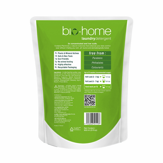 Bio-Home Laundry Liquid Detergent Hyacinth & Nectarine Refill 900ml Bio-Home Laundry Liquid Detergent Hyacinth & Nectarine Refill 900ml