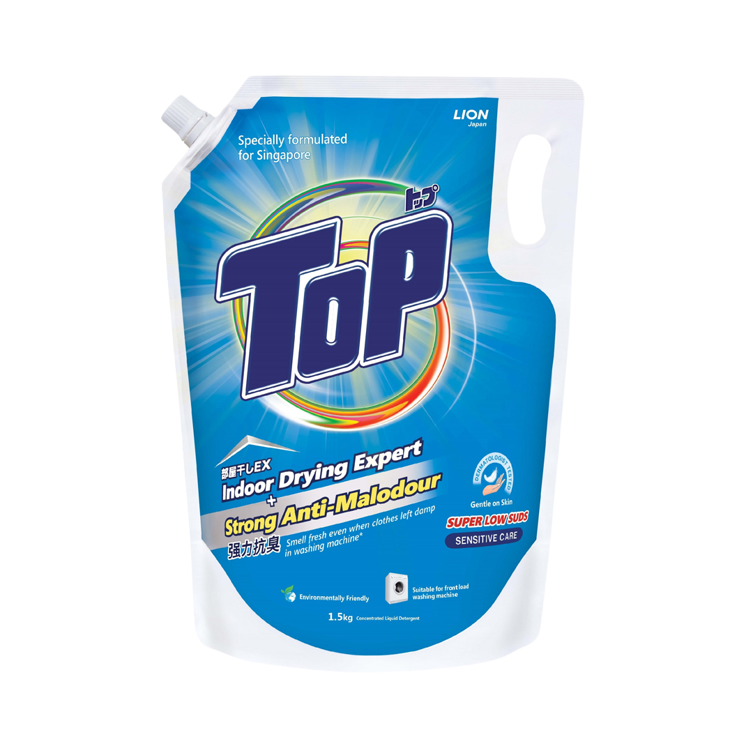 Top Concentrated Liquid Detergent Super Low Suds Refill 1.5kg (Colour Protect)