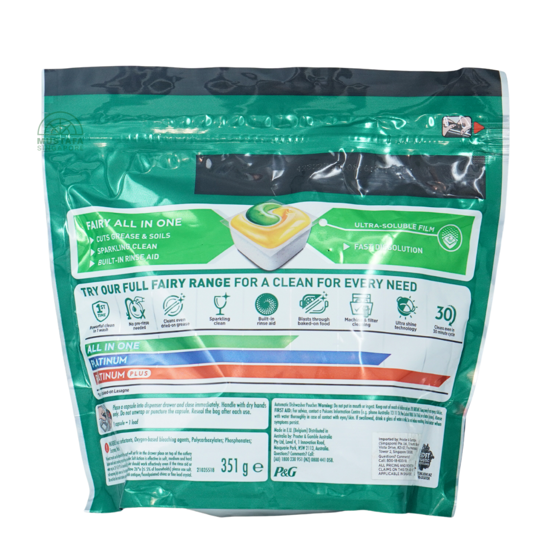 Fairy All in One Dishwasher Capsules 26s 351g