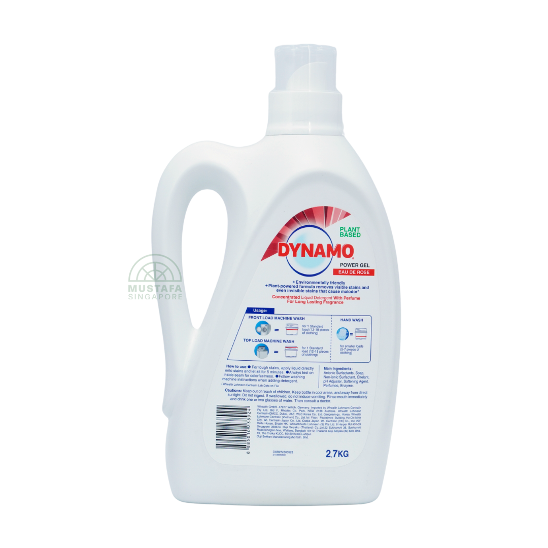 DYNAMO Laundry Detergent Eau De Rose 2.7kg