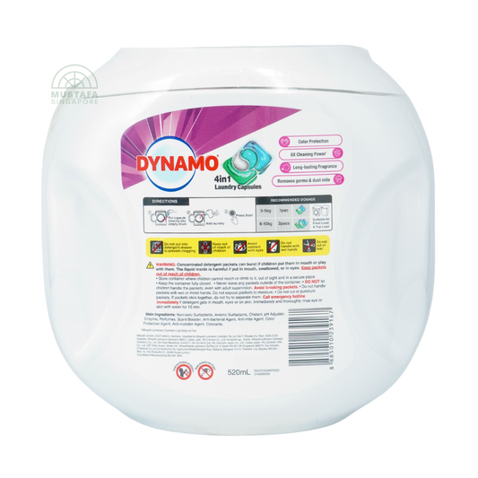 DYNAMO 4 in 1 Laundry Capsules Colour Care 10ml 52pcs