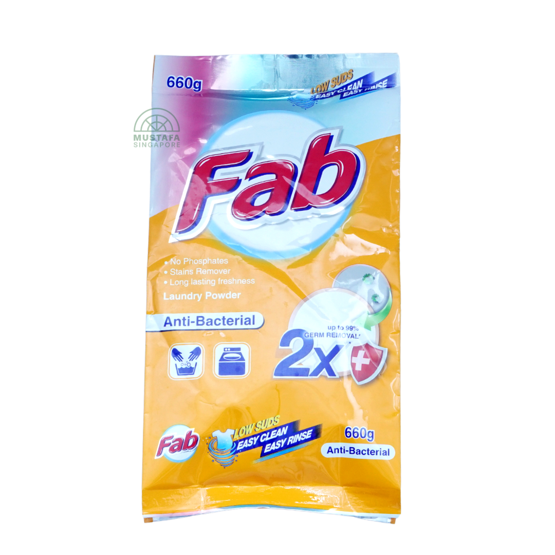 FAB Laundry Powder Anti Bacterial 660g