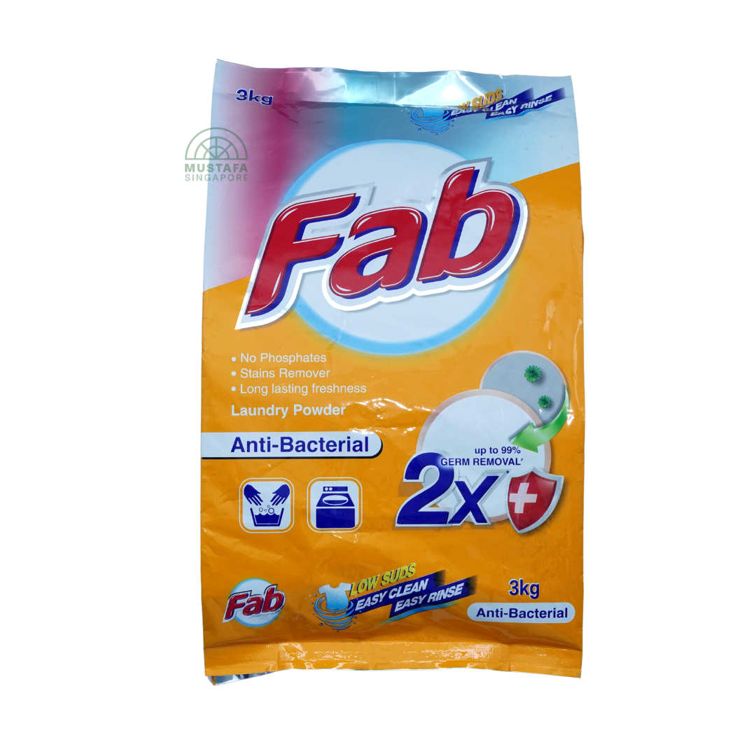 FAB Laundry Powder Anti Bacterial 3kg