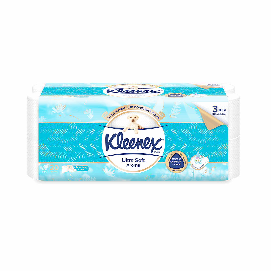 Kleenex Bathroom Tissue Ultrasoft 20 Roll Aroma