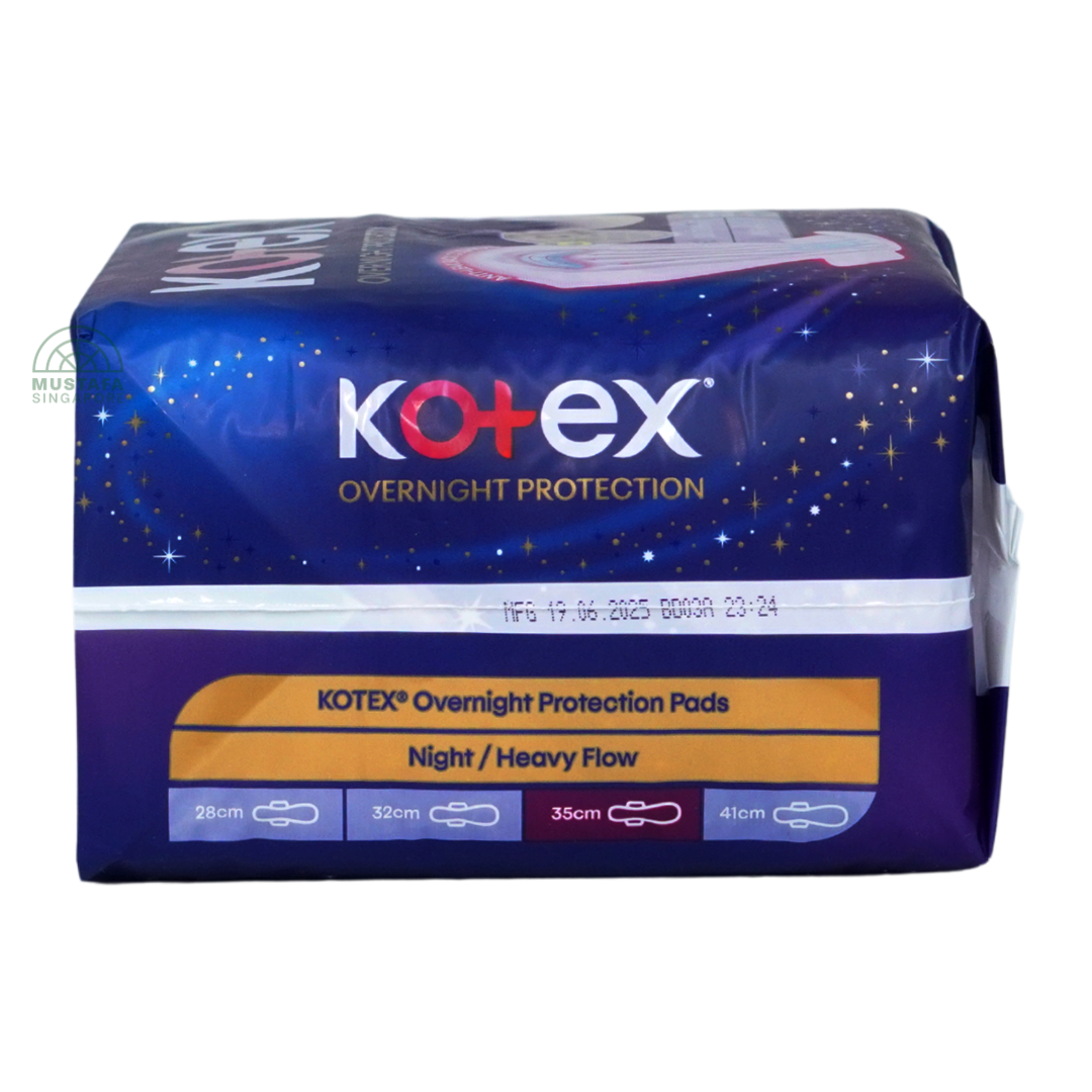 Kotex Soft & Smooth Slim Overnight Wing 41cm 14s