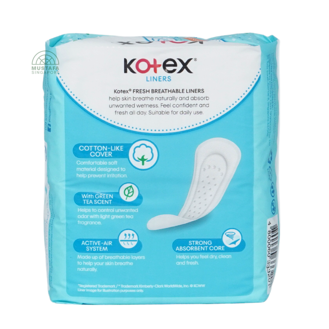 Kotex Liners Fresh Regular Scented 40s