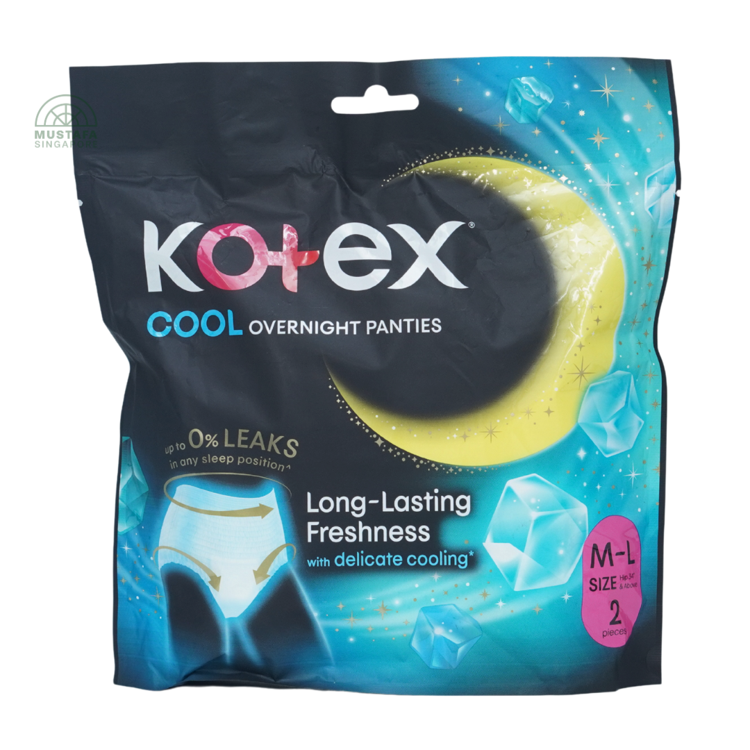 Kotex Cool Overnight Pants - M/L 2's