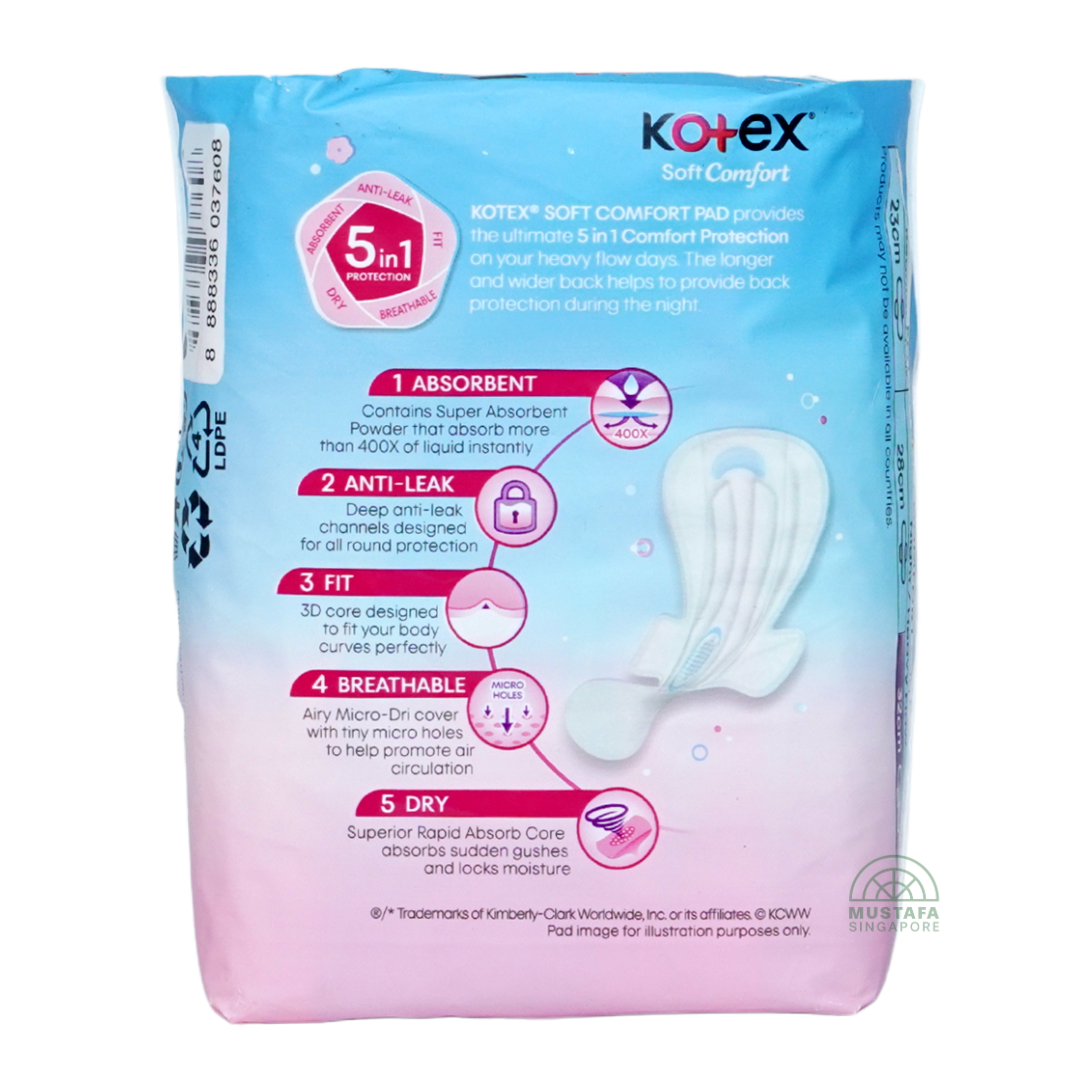 Kotex Soft & Smooth Soft Comfort Ultrathin 32cm 12s