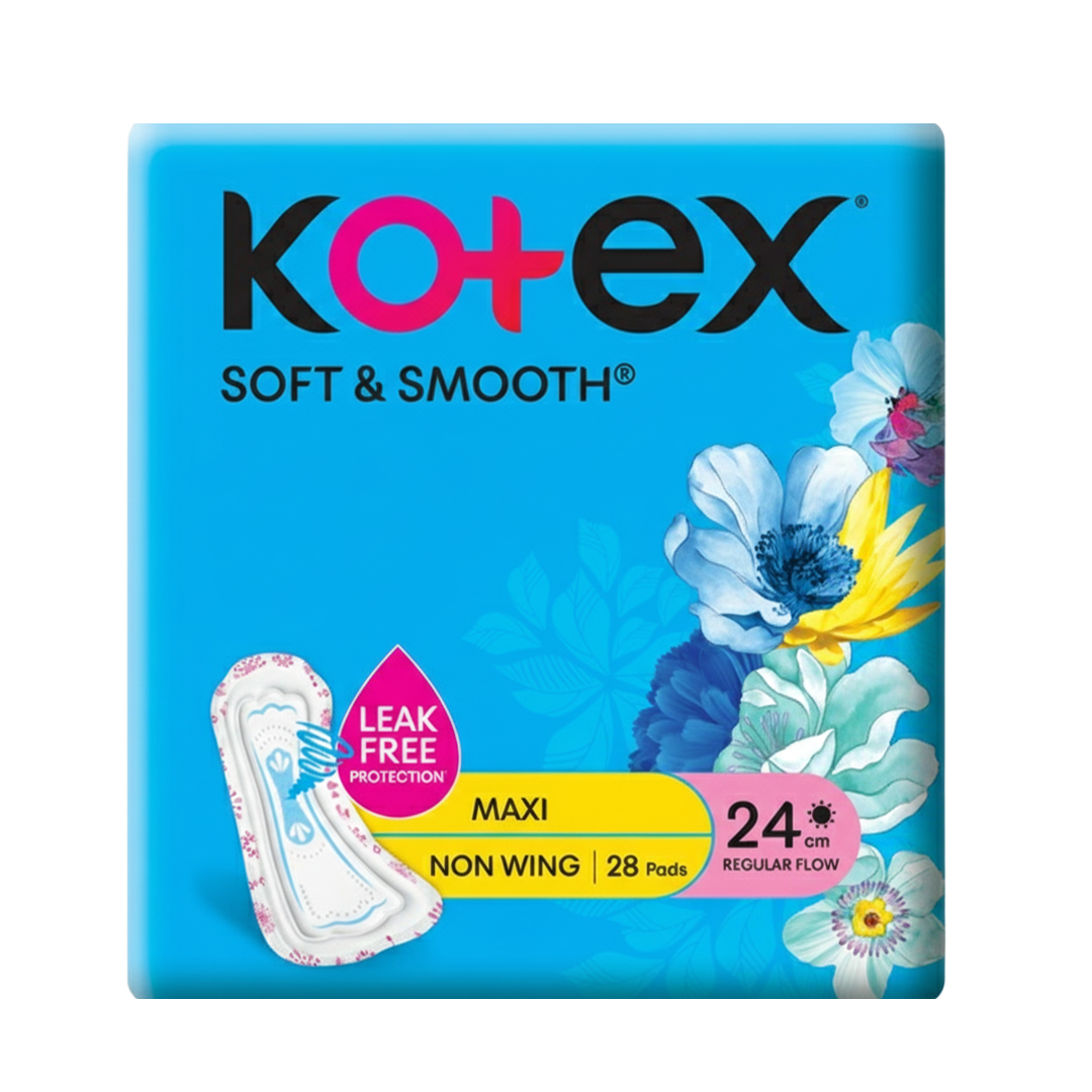 Kotex Soft & Smooth Maxi 24cm 28s