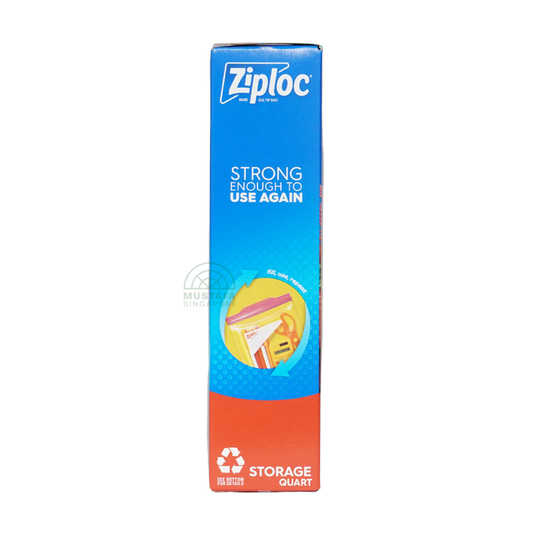 Ziploc Storage Quart 25s
