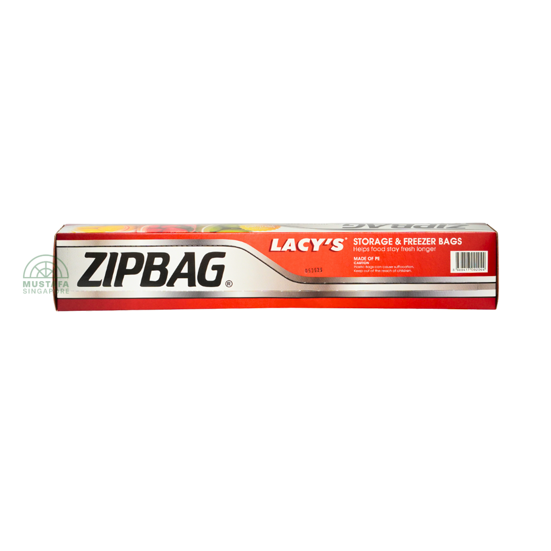 Lacy's Zipbag Storage & Freezer Bags Jumbo Size 12+3 Bags