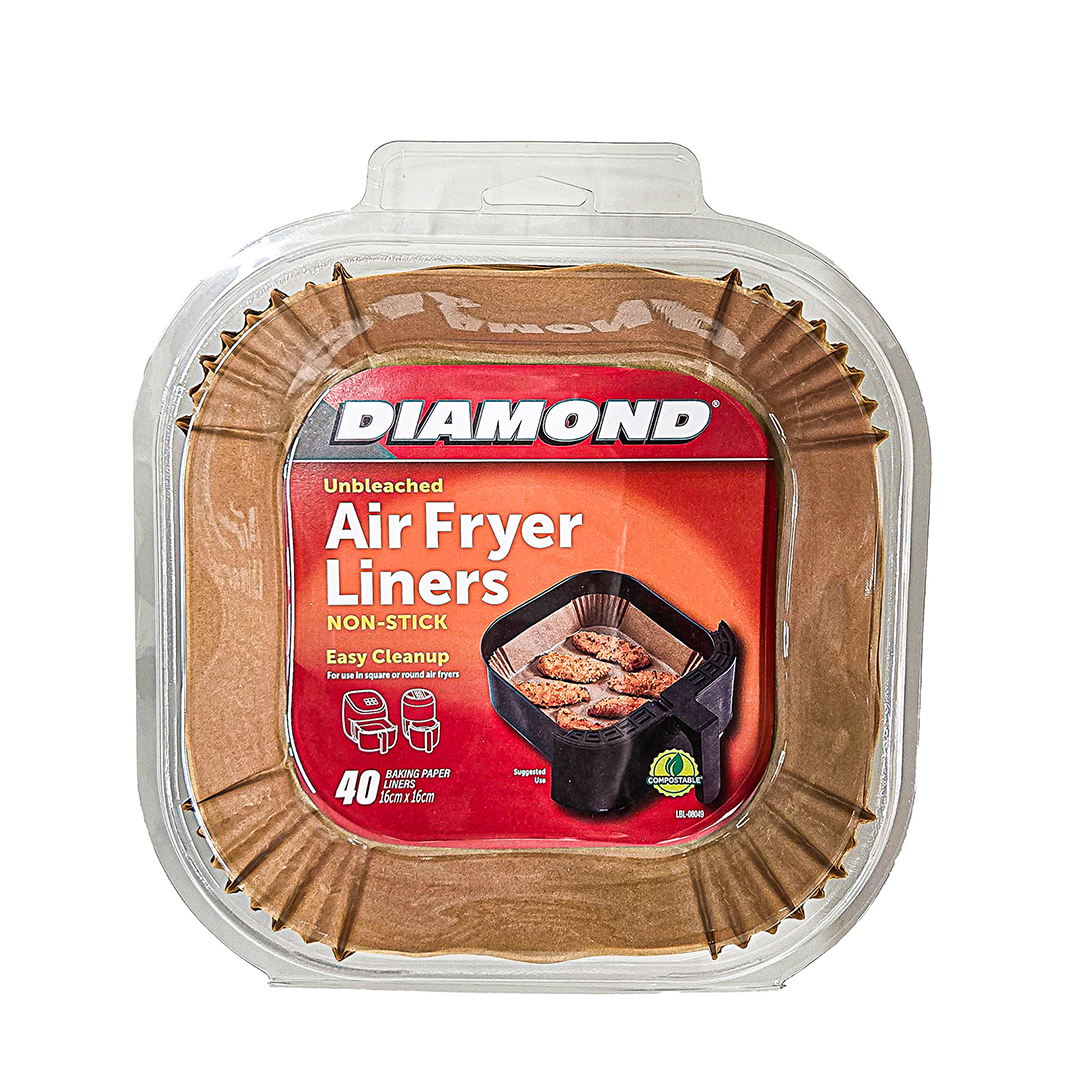 Diamond Air Fryer Liners 40s 16cm