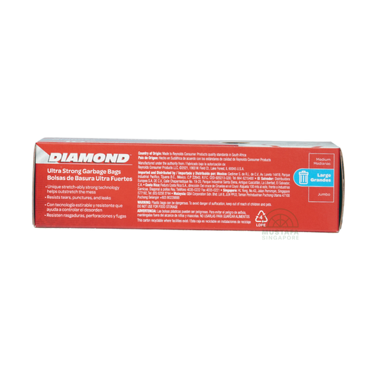 Diamond Ultra Strong Garbage Bags Large 10s Diamond Ultra Strong Garbage Bags Large 10s