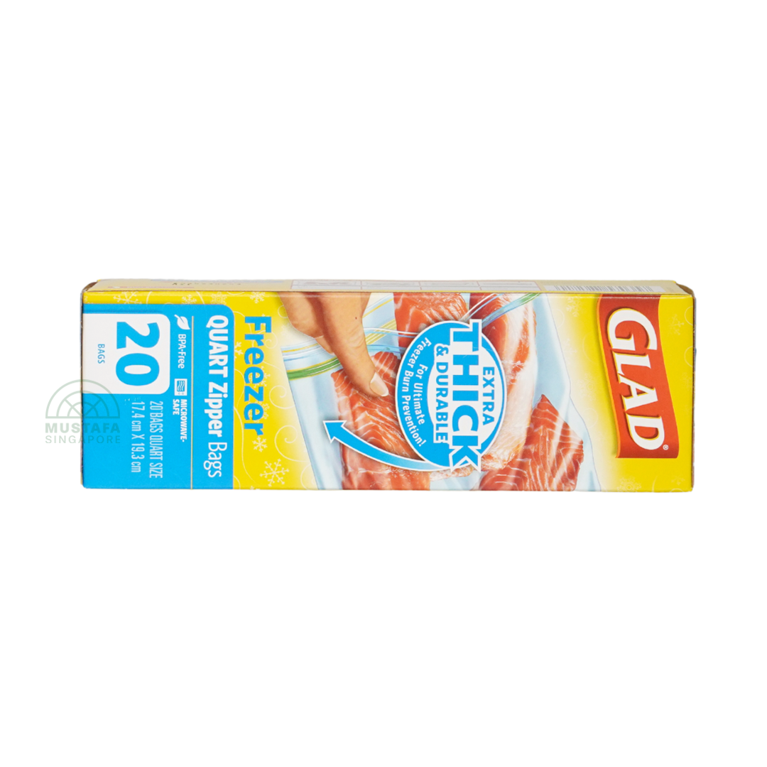 Glad Freezer Quart Zipper Bags
(20 bags)