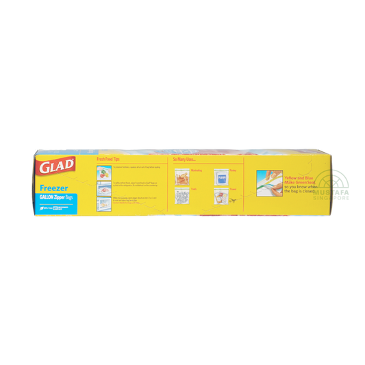 Glad Freezer Gallon Zipper Bags 
- 3.78 litres
(15 bags)
