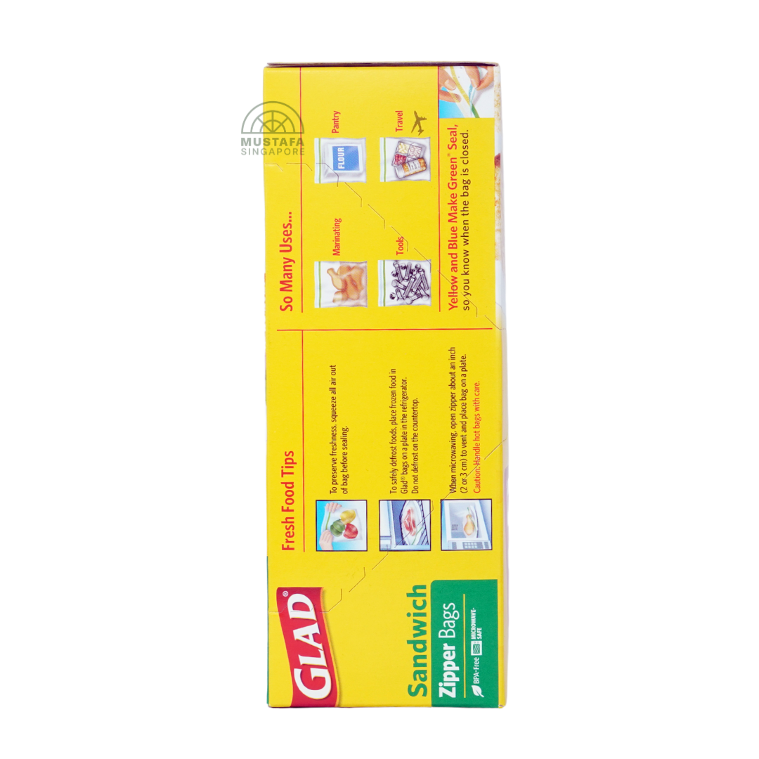 Glad Sandwich Zipper Bags
(100 bags)