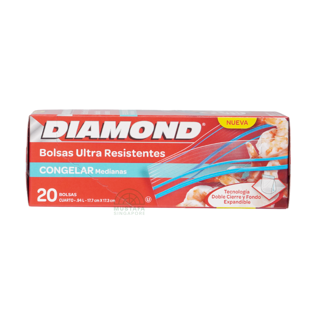 Diamond Freezer Bag Medium 20s