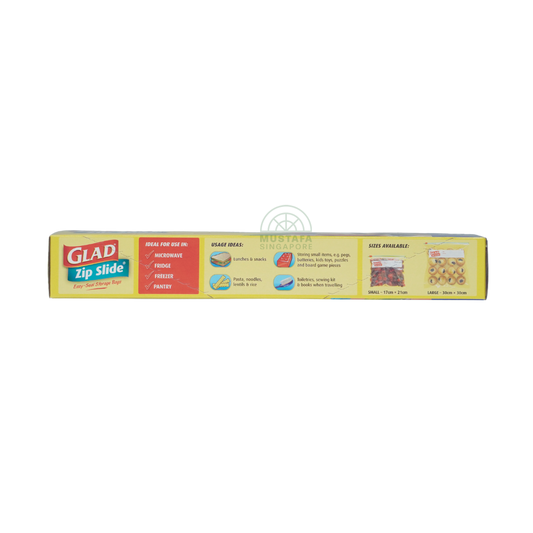 Glad Zip Slide Easy-Seal Storage Bags 
(8 Large Bags)