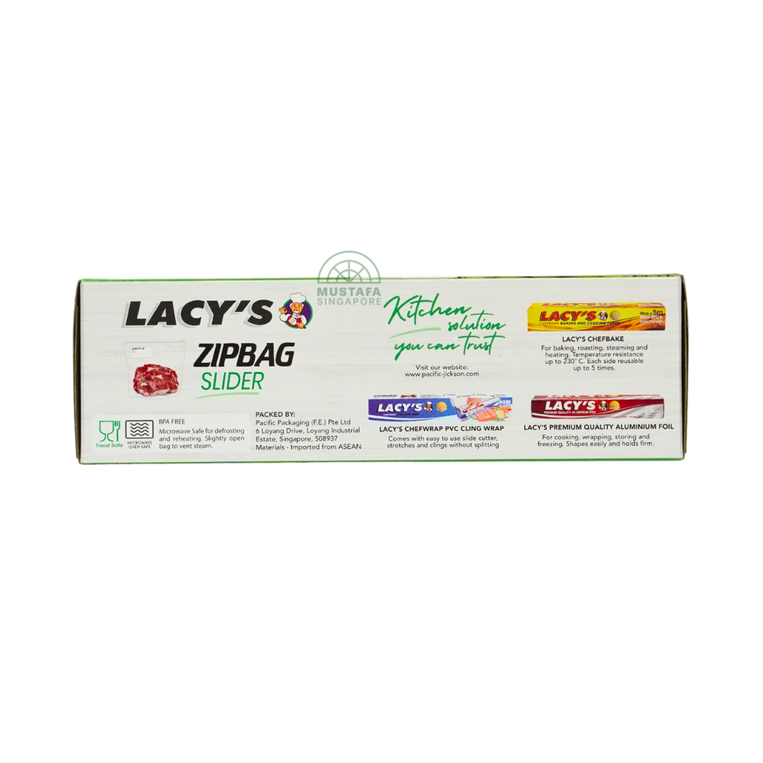 Lacy's Zipbag Slider 20 Quart Bags