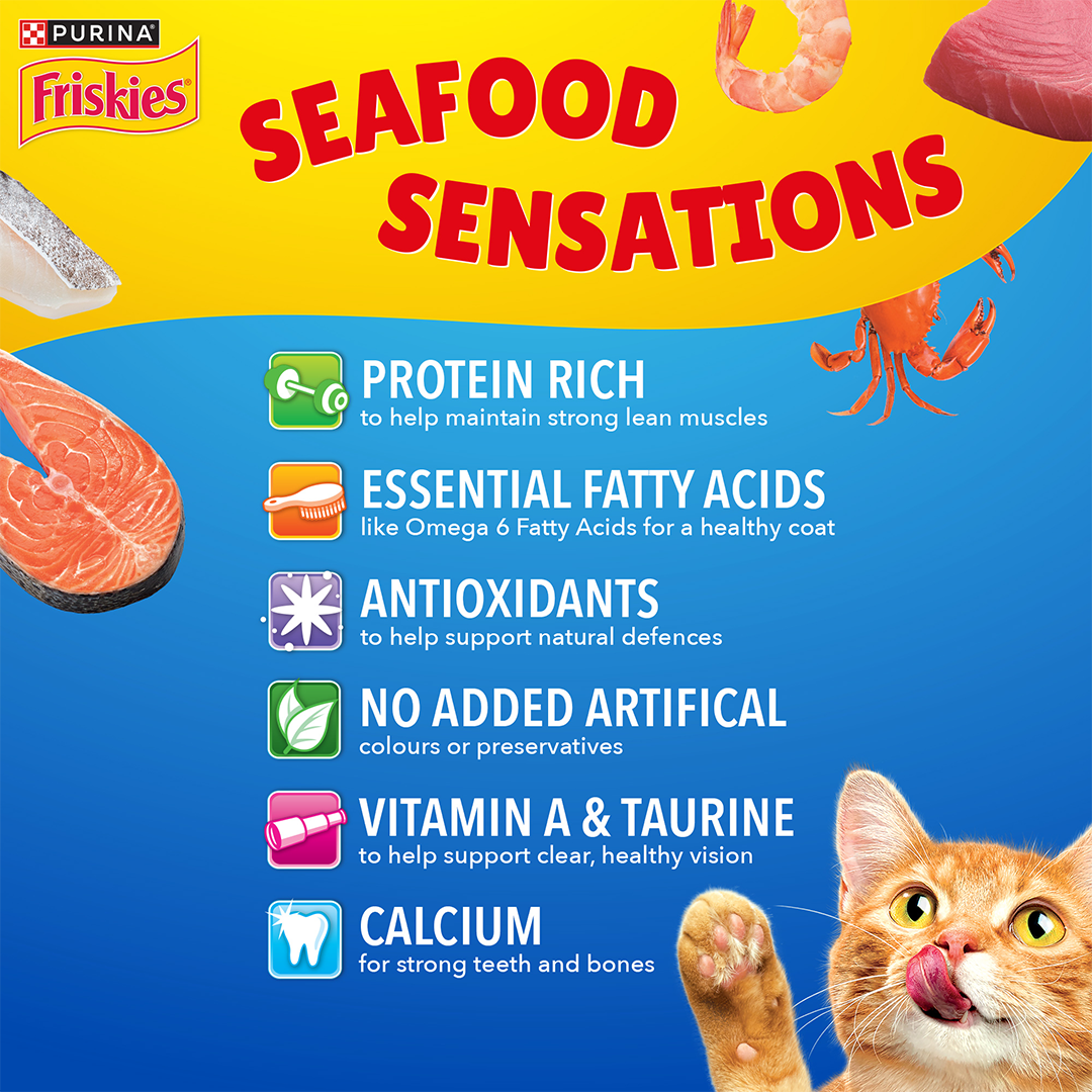 Purina Friskies Springsteen Seafood Sensations 1kg