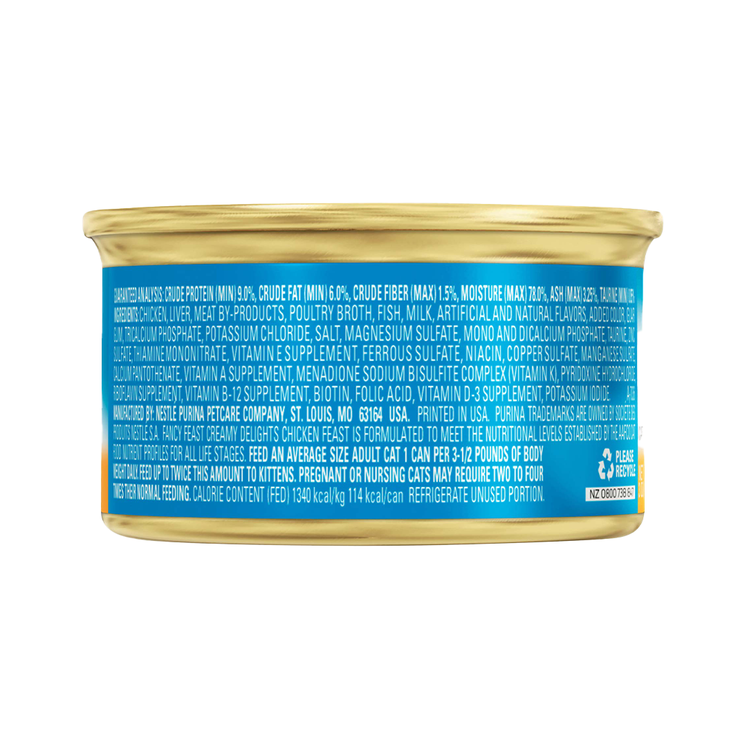 Purina Fancy Feast Creamy Delights Chicken Feast with a Touch of Real Milk 85g