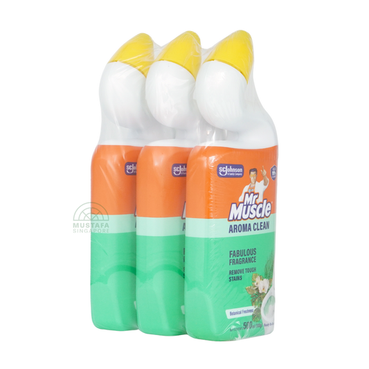 Mr Muscle Toilet Cleaner Aroma Clean Value Pack Botanical Freshness 500ml x 3 Mr Muscle Toilet Cleaner Aroma Clean Value Pack Botanical Freshness 500ml x 3