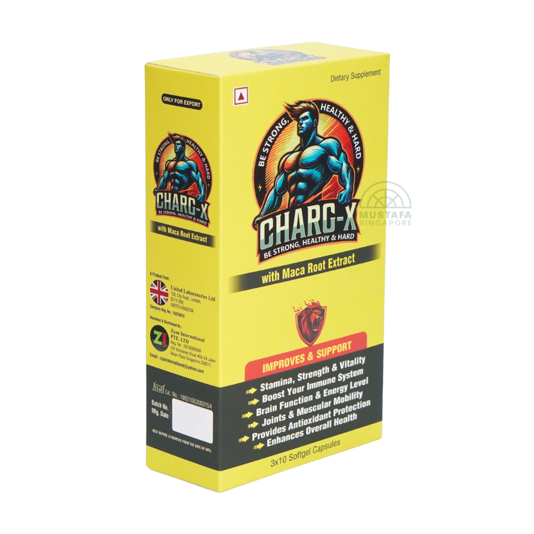 CHARG-X with Maca Root Extract 3 x 10 softgels