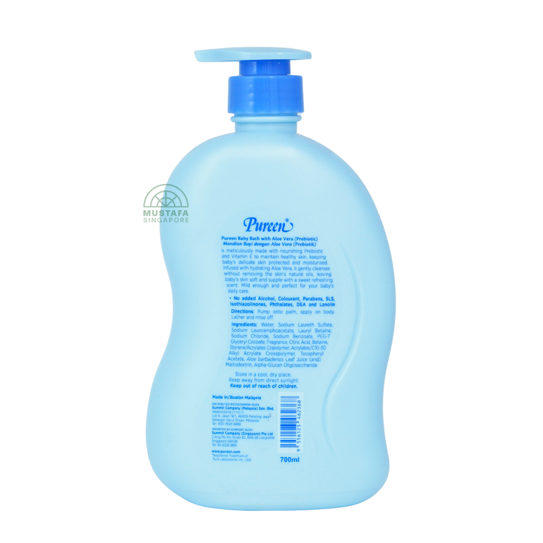 Pureen Baby Bath Aloe Vera Prebiotic 700ml