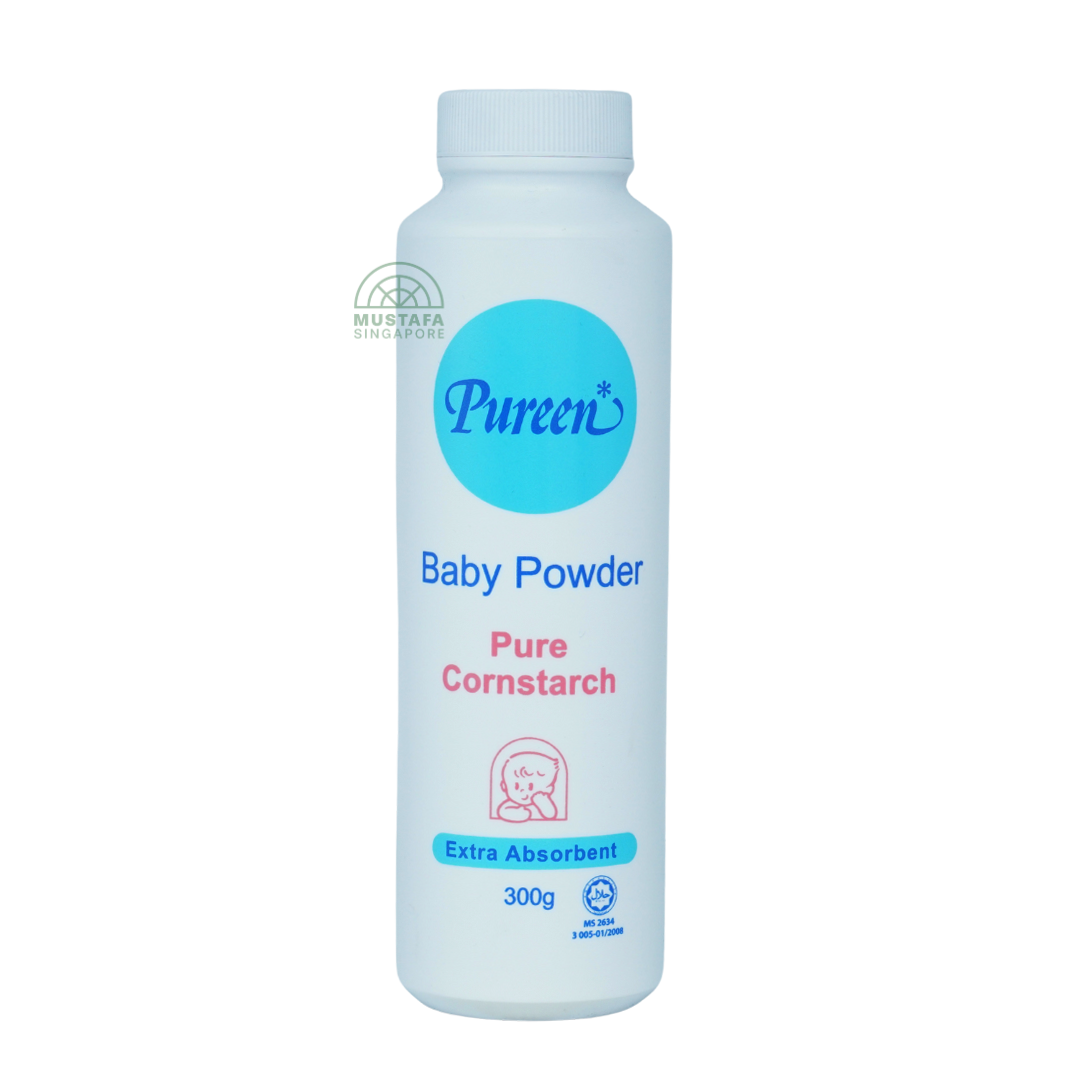 Pureen Baby Powder Pure Cornstarch Extra Absorbent 300g