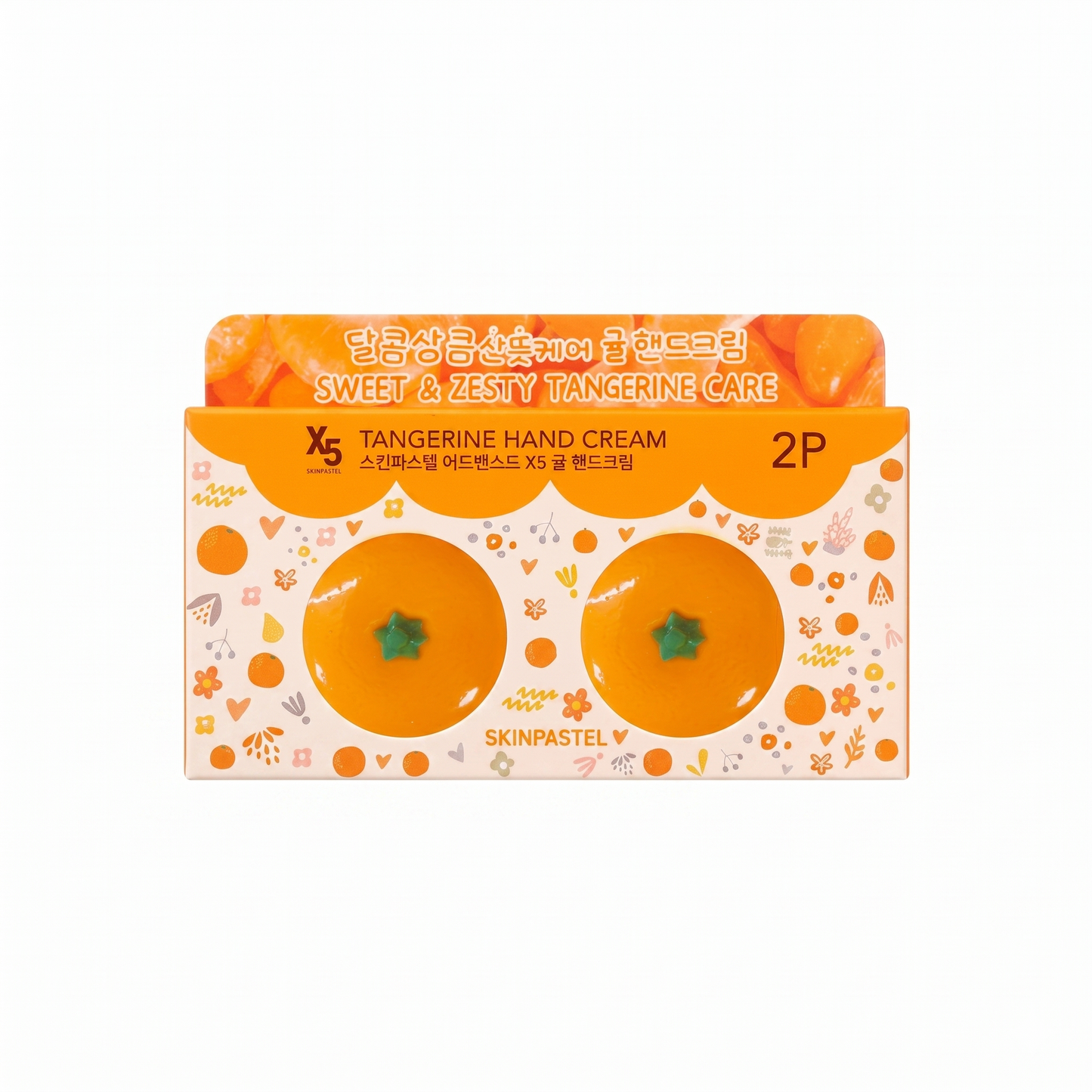 Skinpastel Tangerine Hand Cream Set 60ml x 2s