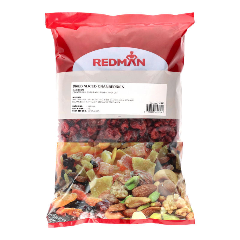 Redman Dried Sliced Cranberry 1kg