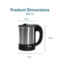 Toyomi Mini S.S. Travel Kettle Jug 0.5L WK 315