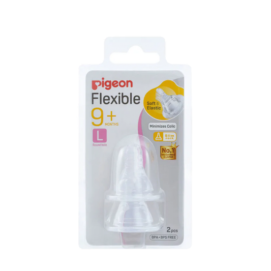 Pigeon Flexible Nipple Blister Pack (L) 2pcs