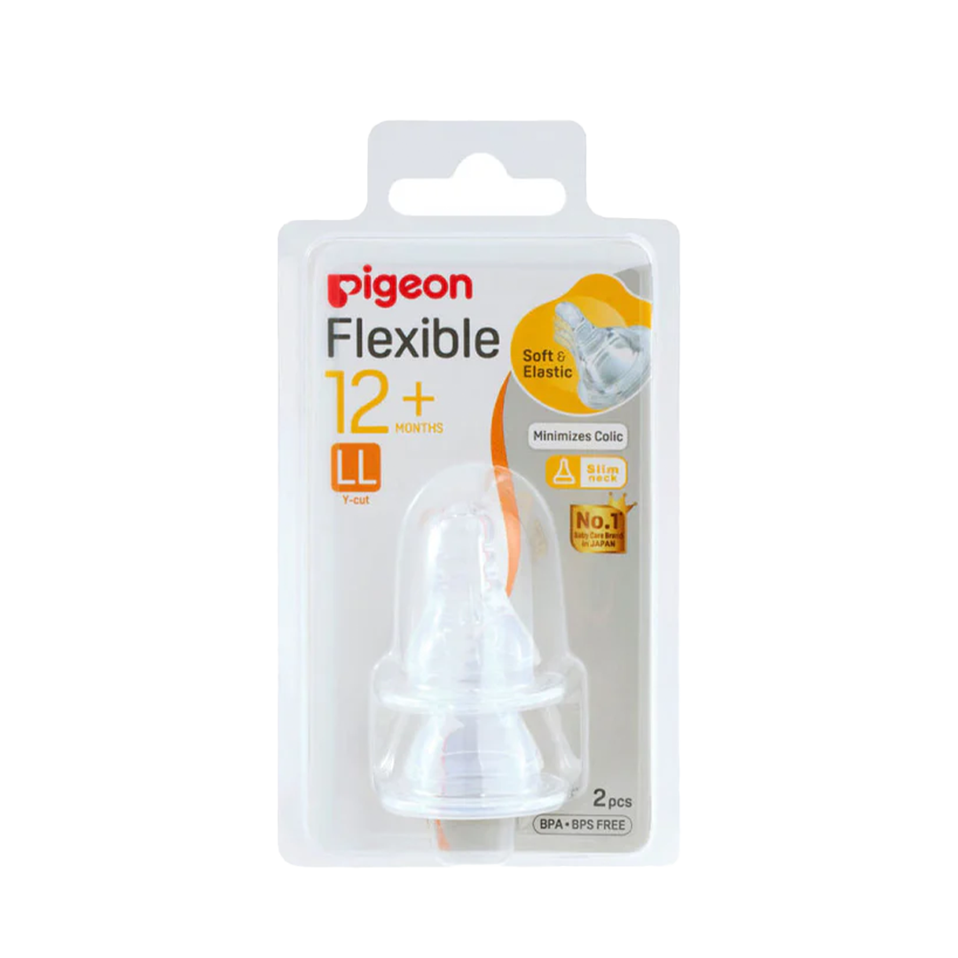 Pigeon Flexible Nipple Blister Pack (LL) 2pcs
